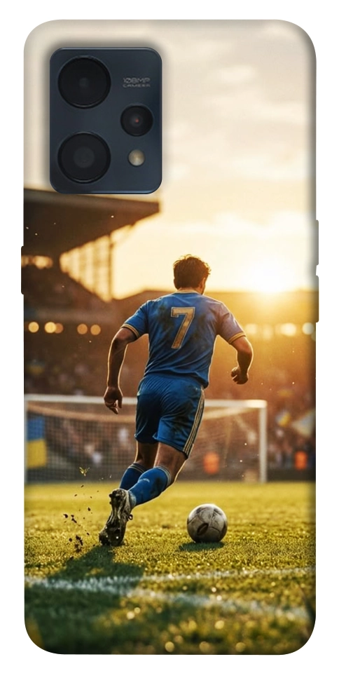 Чехол Football player для Realme 9 Pro+