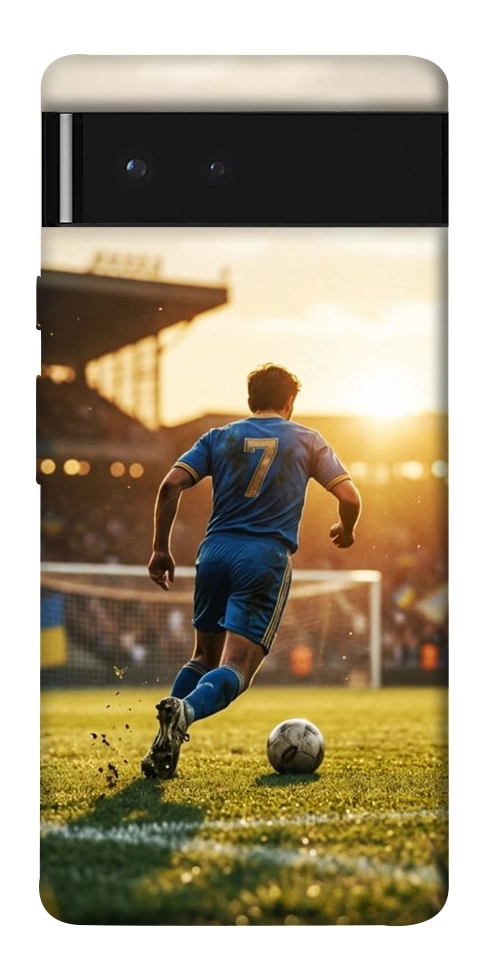 Чехол Football player для Google Pixel 6