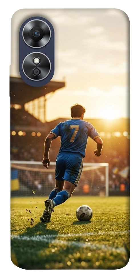 Чехол Football player для Oppo A17