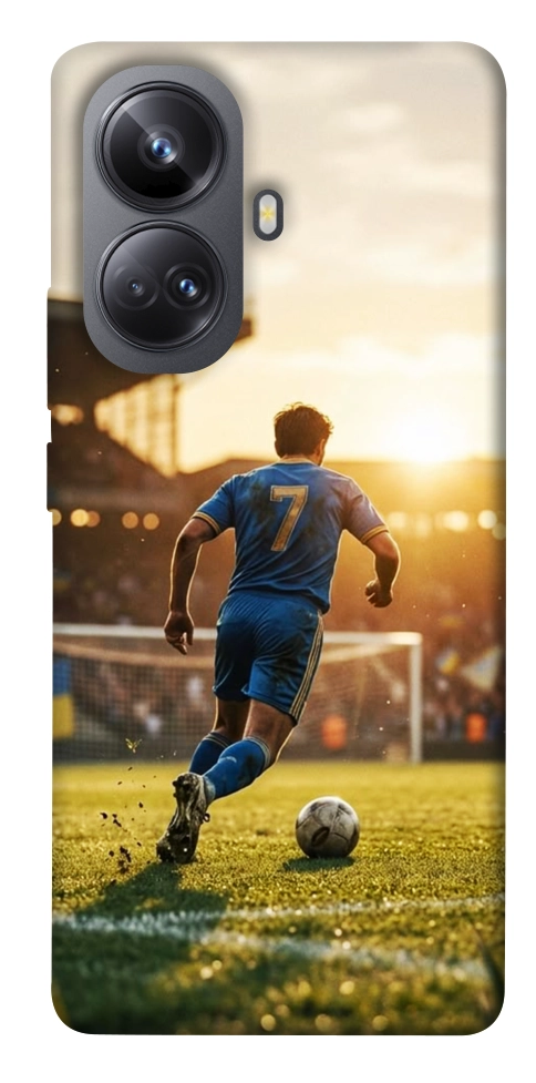 Чехол Football player для Realme 10 Pro+