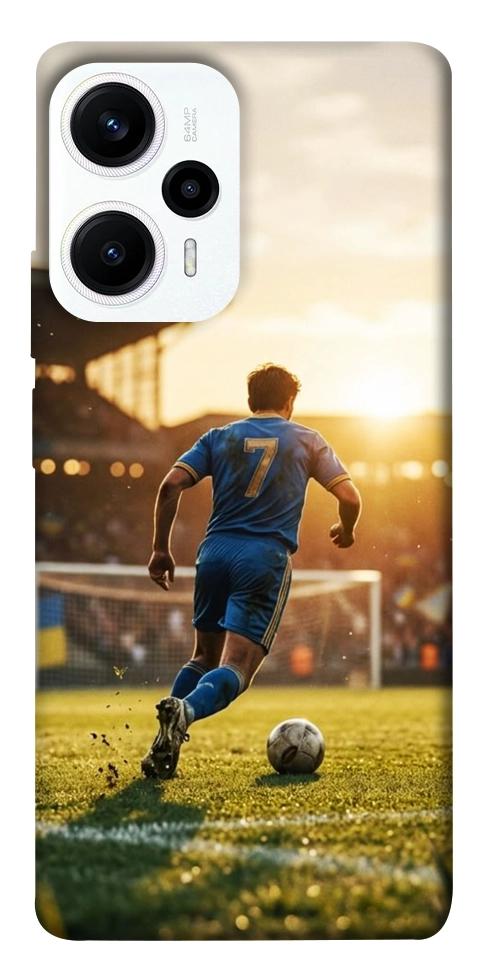 Чехол Football player для Xiaomi Poco F5