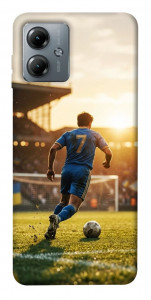 Чехол Football player для Motorola Moto G14