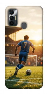 Чехол Football player для TECNO Spark 7