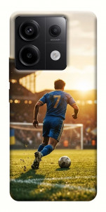 Чехол Football player для Xiaomi Redmi Note 13 Pro 4G