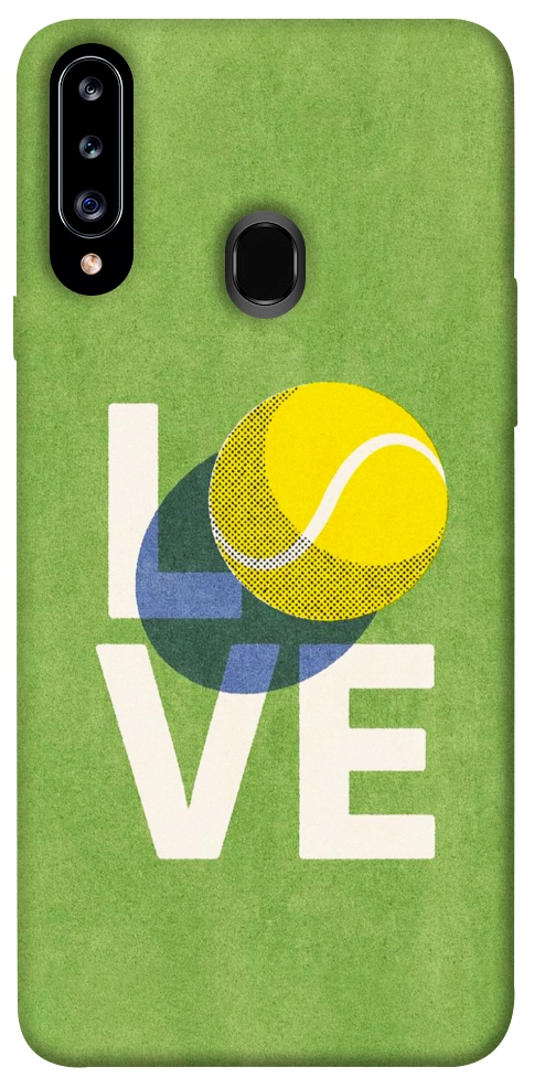 Чехол Love tennis для Galaxy A20s (2019)