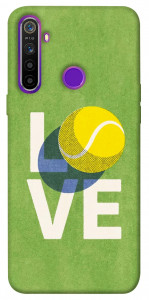 Чехол Love tennis для Realme 5