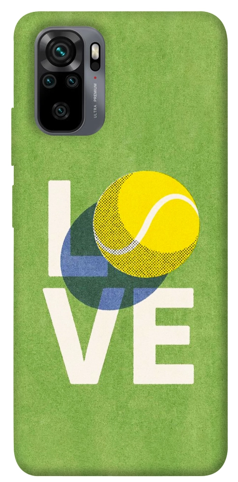 Чехол Love tennis для Xiaomi Redmi Note 10