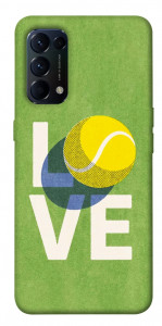 Чехол Love tennis для Oppo Reno 5 4G