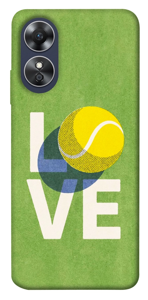 Чехол Love tennis для Oppo A17