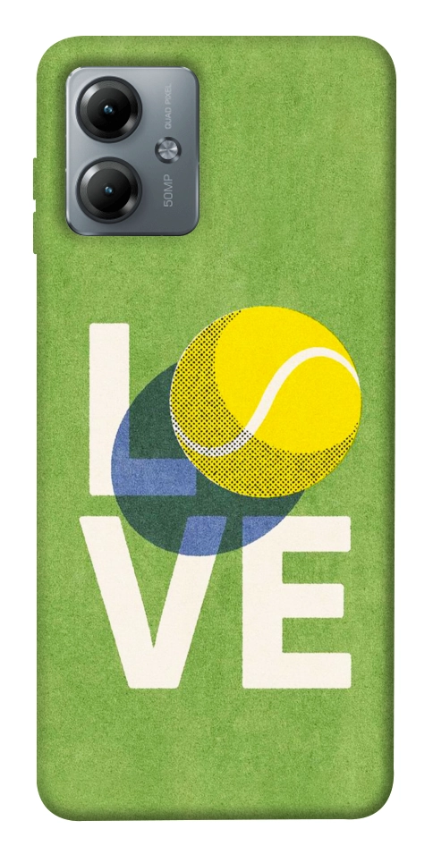 Чехол Love tennis для Motorola Moto G14