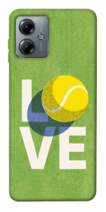 Чехол Love tennis для Motorola Moto G14