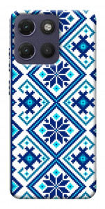 Чохол Синя вишиванка для Motorola Moto G17