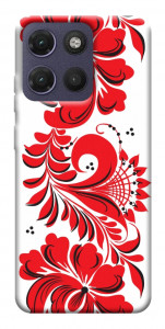 Чохол Червона вишиванка для Motorola Moto G17