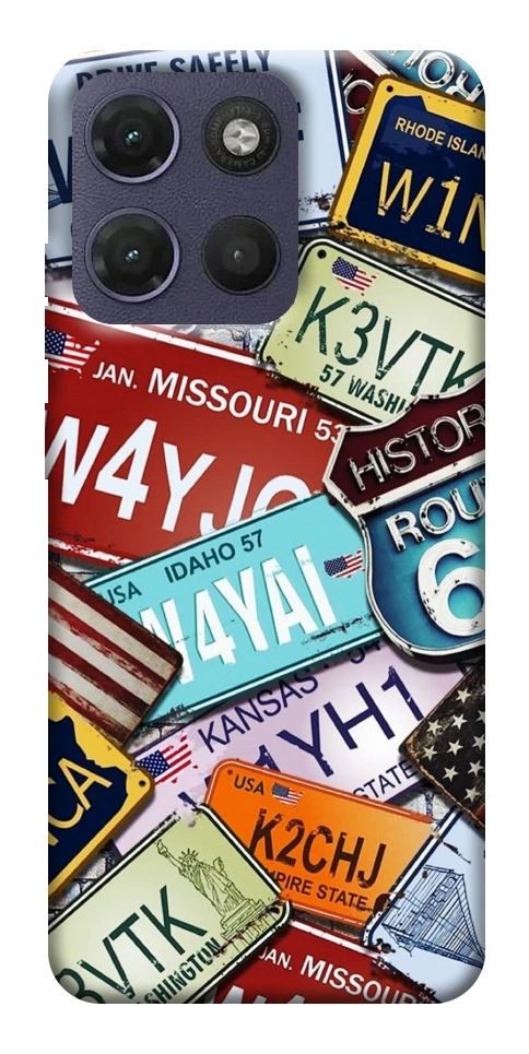 Чохол License plate для Motorola Moto G17