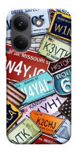 Чехол License plate для Xiaomi Poco X8 Pro