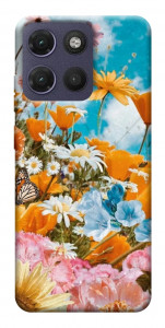Чохол Літні квіти для Motorola Moto G17