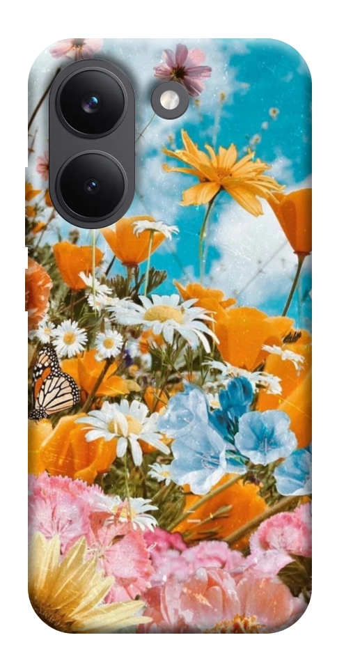 Чехол Летние цветы для Xiaomi Poco X8 Pro