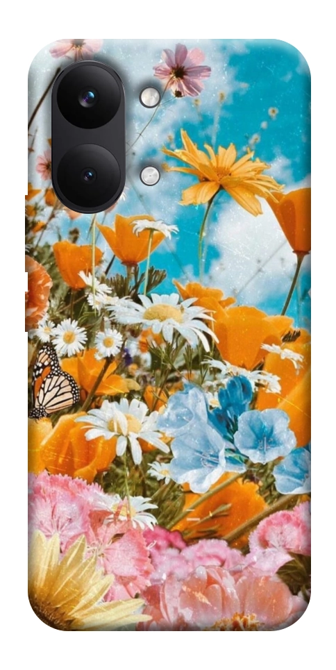 Чехол Летние цветы для Xiaomi Poco X8 Pro Max