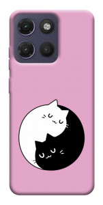 Чохол Коти інь-янь для Motorola Moto G17