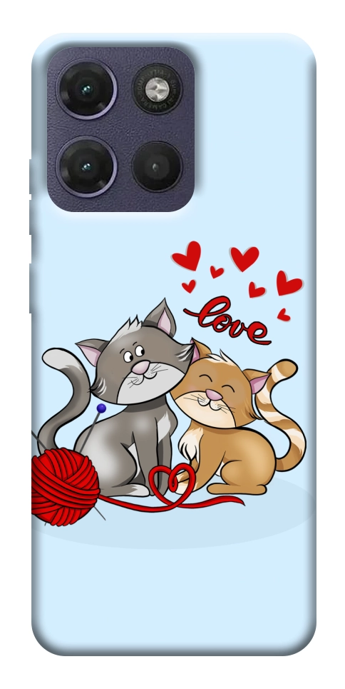 Чохол Два коти Love для Motorola Moto G17