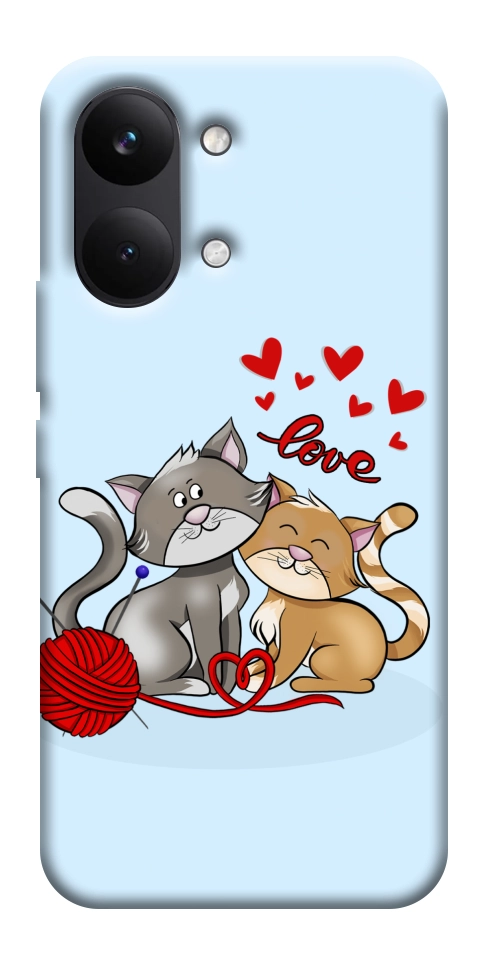 Чехол Два кота Love для Xiaomi Poco X8 Pro Max