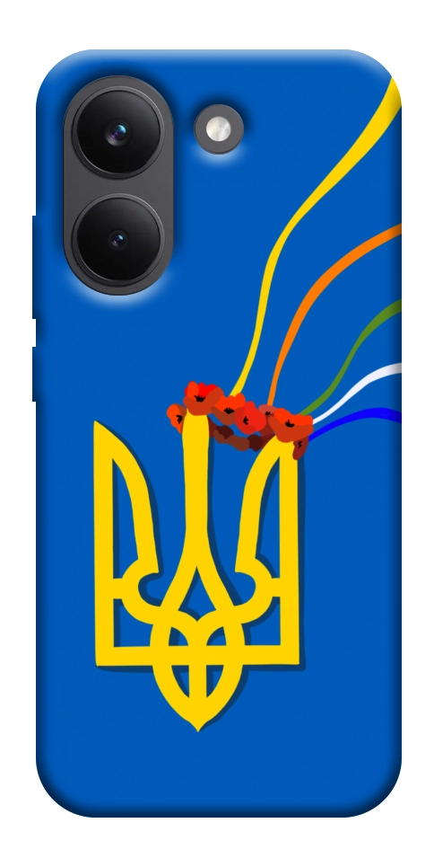 Чехол Квітучий герб для Xiaomi Poco X8 Pro