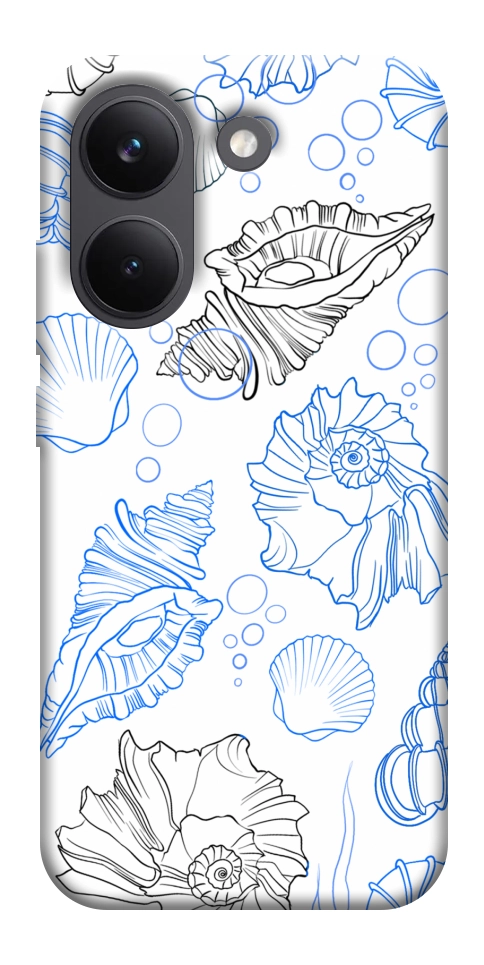 Чехол Морские ракушки для Xiaomi Poco X8 Pro