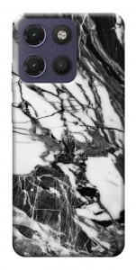 Чохол Calacatta black marble для Motorola Moto G17