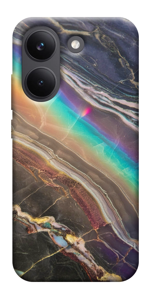 Чехол Радужный мрамор для Xiaomi Poco X8 Pro
