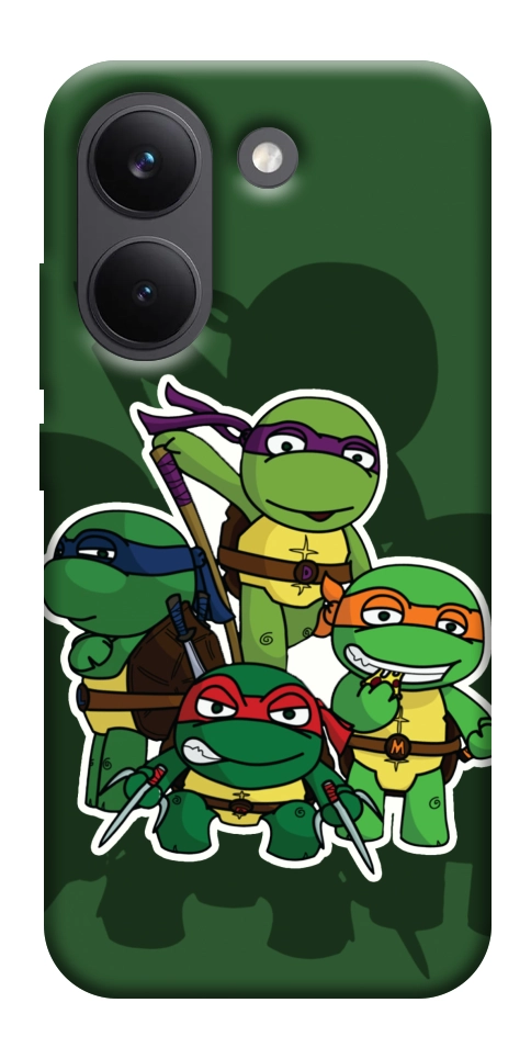 Чехол Green turtles для Xiaomi Poco X8 Pro