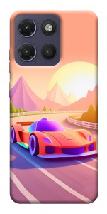 Чохол Машинка на заході сонця для Motorola Moto G17