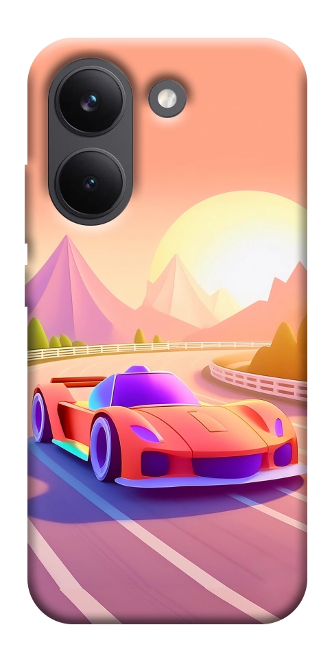 Чехол Машинка на закате для Xiaomi Poco X8 Pro