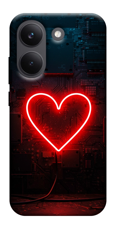 Чехол Яркое сердце для Xiaomi Poco X8 Pro
