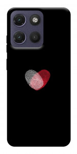 Чохол Fingerprint heart для Motorola Moto G17