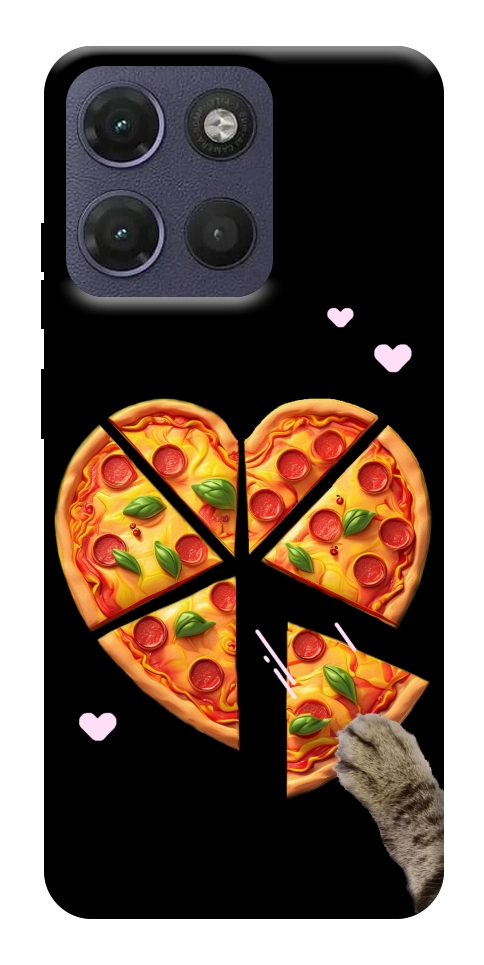 Чохол Pizza Love Cat для Motorola Moto G17