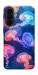 Чехол Neon jellyfishes для Galaxy A27