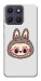 Чохол Labubu grey для Motorola Moto G17