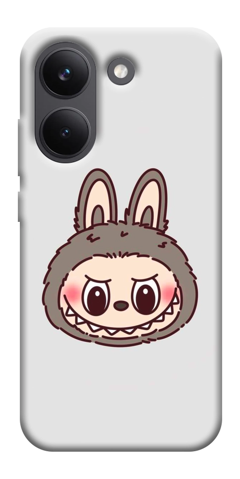 Чехол Labubu grey для Xiaomi Poco X8 Pro