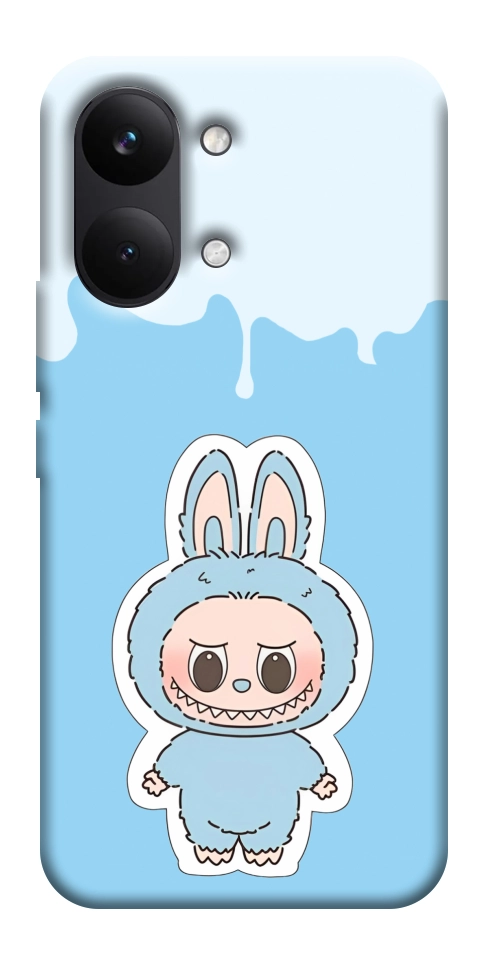 Чехол Labubu blue для Xiaomi Poco X8 Pro Max