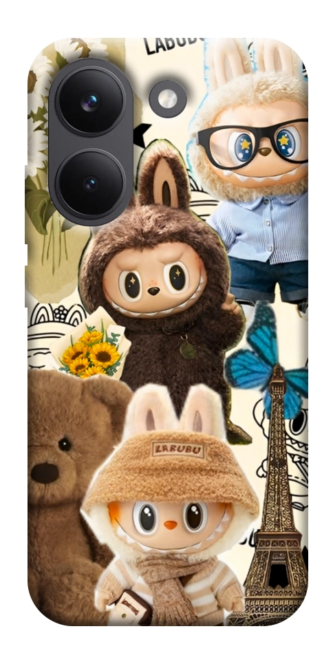 Чехол Labubu mood для Xiaomi Poco X8 Pro