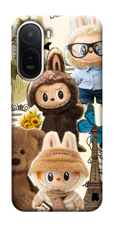 Чохол Labubu mood для Xiaomi Redmi A7 Pro 4G