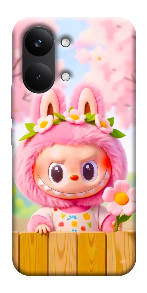 Чехол Labubu flower для Xiaomi Poco X8 Pro Max