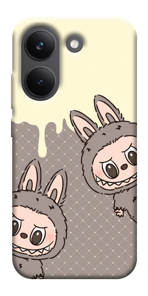 Чехол Labubu twins для Xiaomi Poco X8 Pro