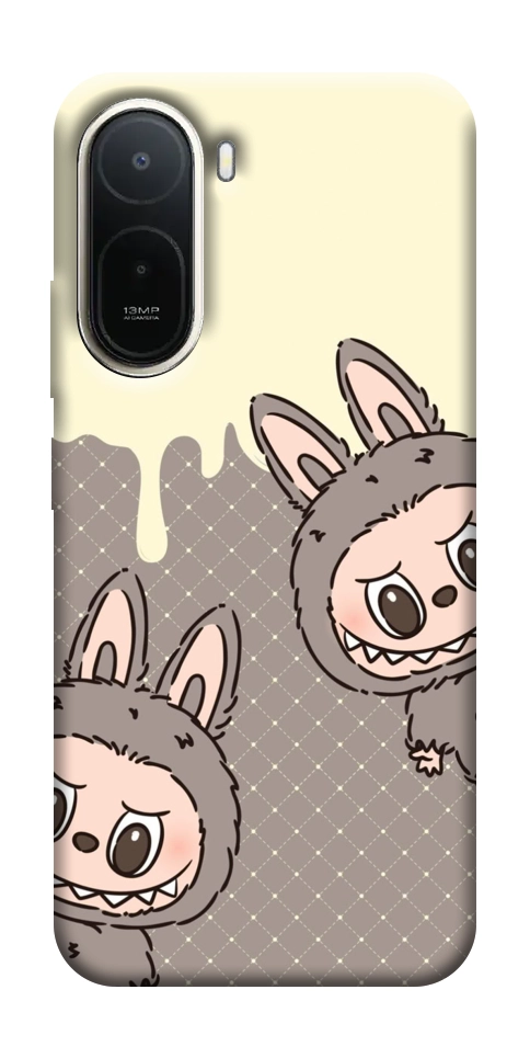 Чохол Labubu twins для Xiaomi Redmi A7 Pro 4G