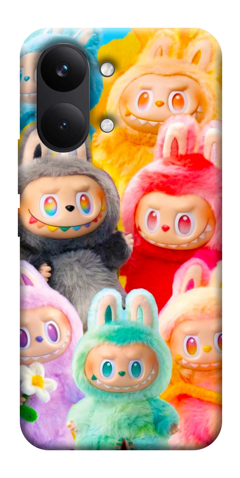 Чехол Rainbow labubu для Xiaomi Poco X8 Pro Max
