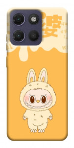Чохол Yellow labubu для Motorola Moto G17