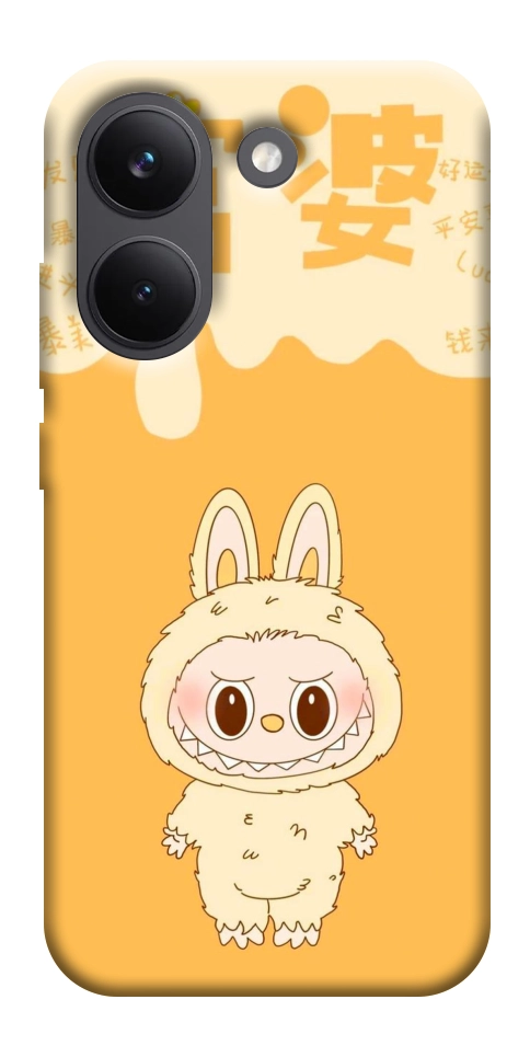 Чехол Yellow labubu для Xiaomi Poco X8 Pro