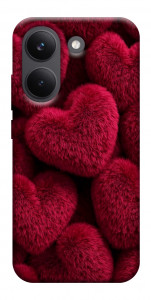 Чехол Fluffy hearts для Xiaomi Poco X8 Pro