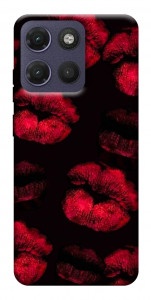 Чохол Kisses on black для Motorola Moto G17