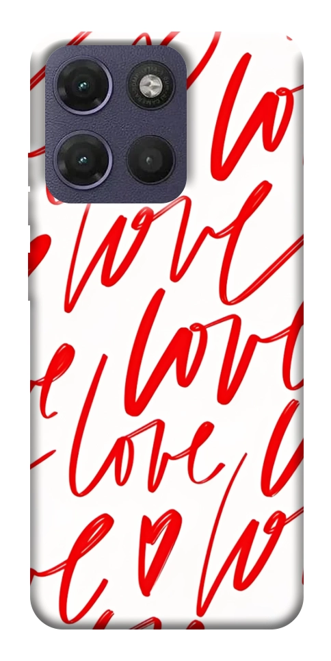 Чохол Love handwriting для Motorola Moto G17